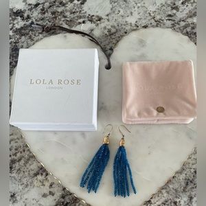 Lola Rose Zoelle Gemstone Tassel Earrings